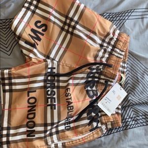 Burberry swimming trunks